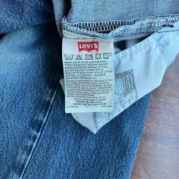 Levi's 501 Blue Jeans - Size 32 x 30 - Y2K - Mexico - Picture 9 of 10